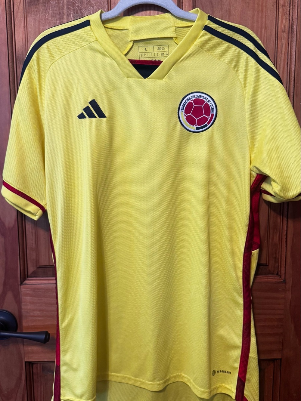 Colombia National Soccer Team Colombia National Soccer Team Jersey Adidas Yellow